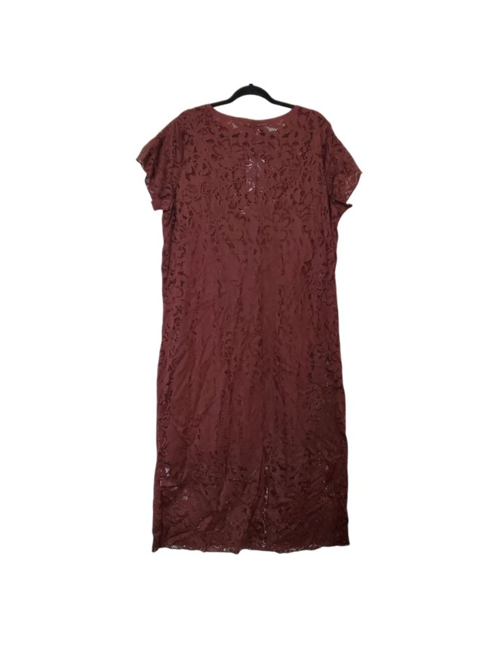 Jessica Simpson Brown Lace Maxi Dress Plus Size 3X - Picture 6 of 10